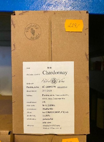 Chardonnay 3l bílé polosladké