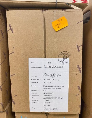 Chardonnay 5l bílé polosladké